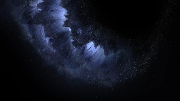 Apple на черном фоне