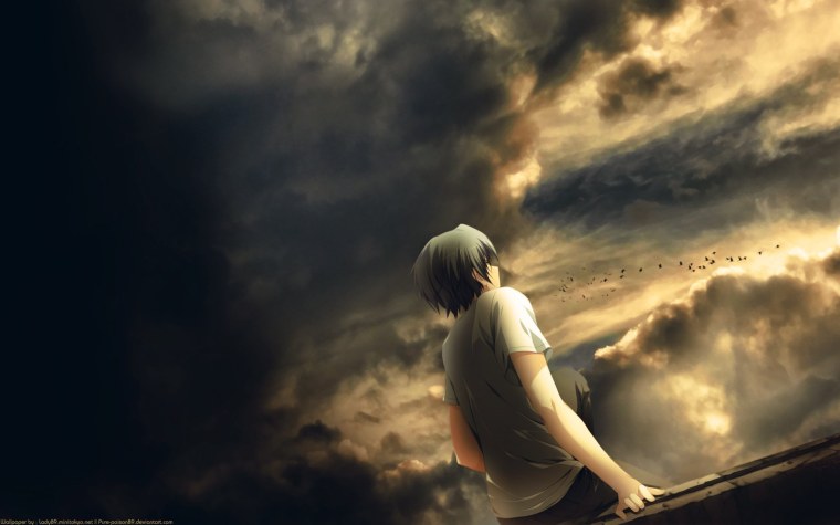 Аниме кун грусть