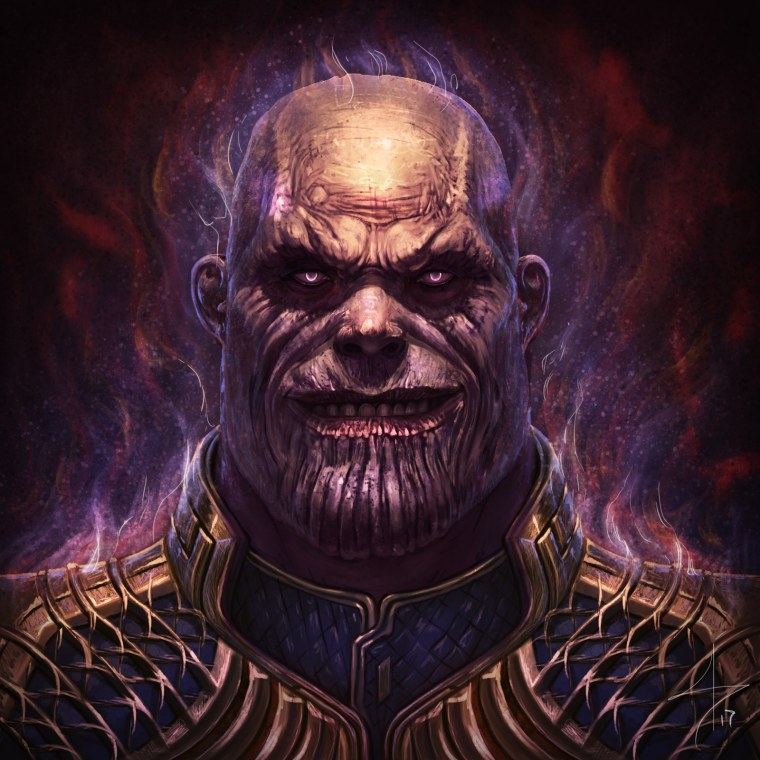 Марвел Мстители Танос