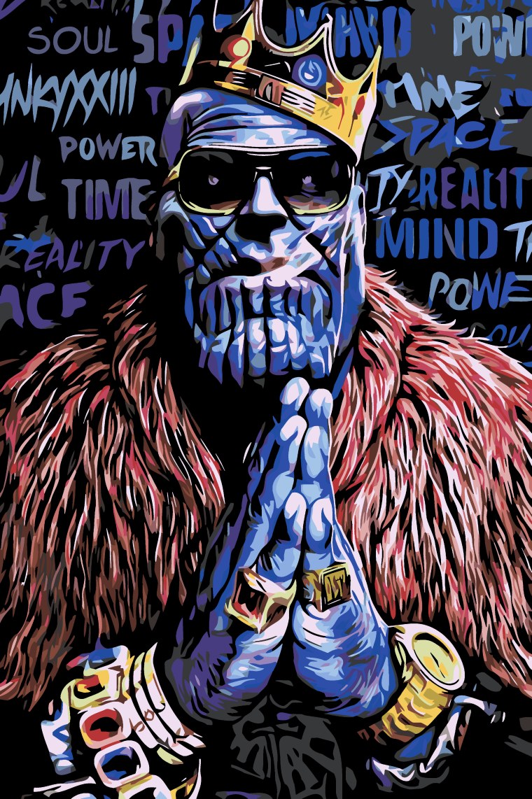 Марвел Мстители Танос