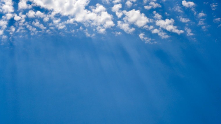 Красивое голубое небо