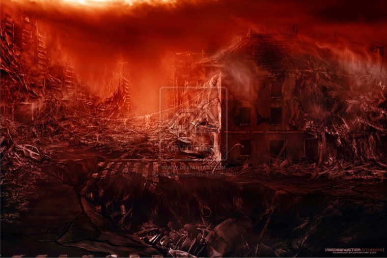 Разрушенный город