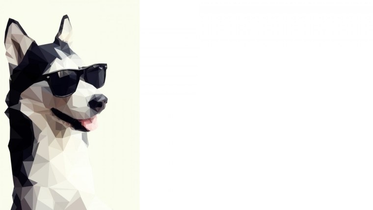 Собака Минимализм