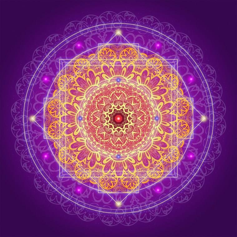 Мандала денежный магнит