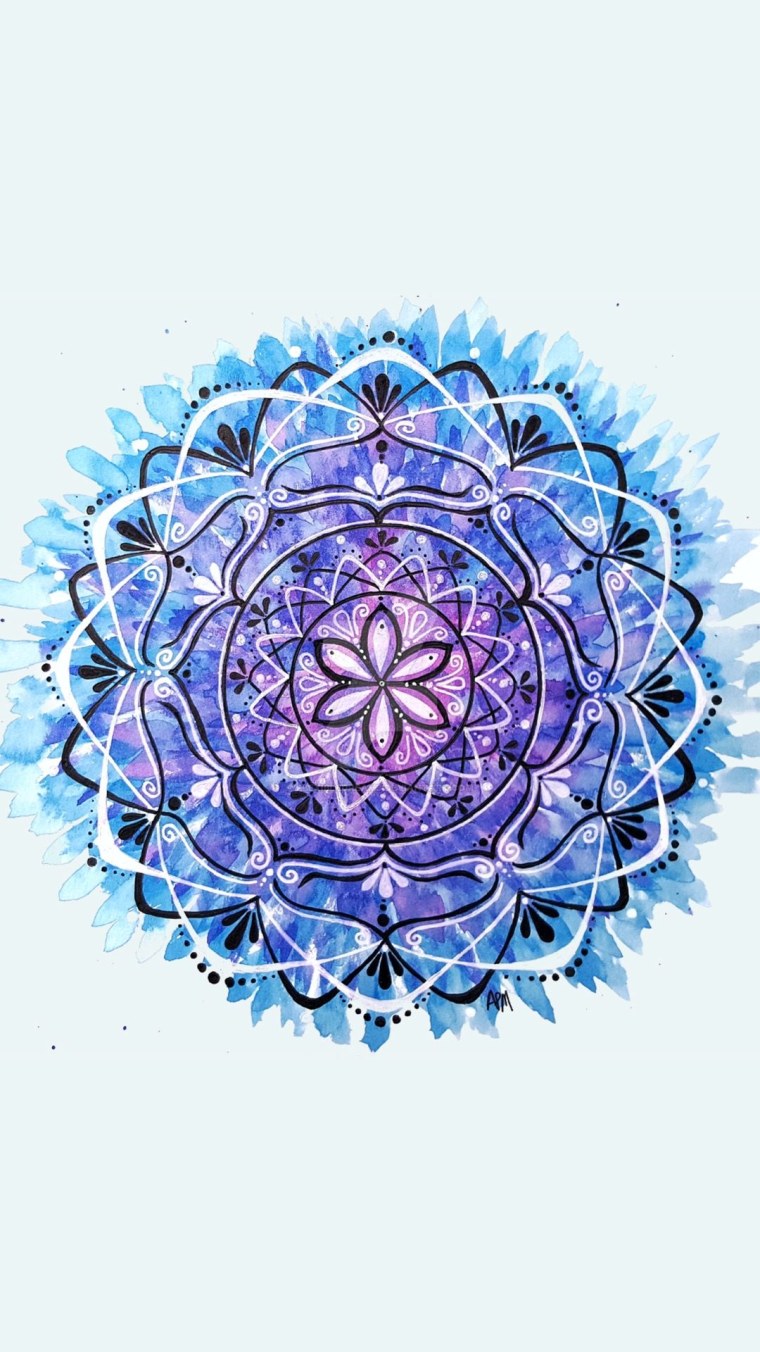 Мандала цветок жизни любовь