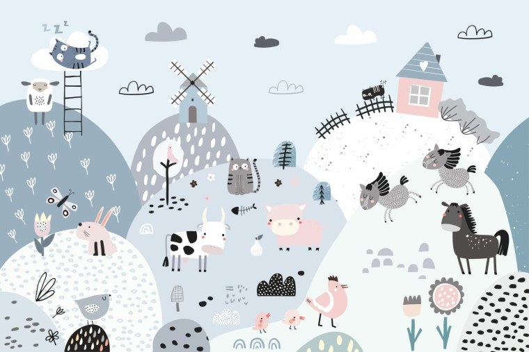 Фон Скандинавский стиль