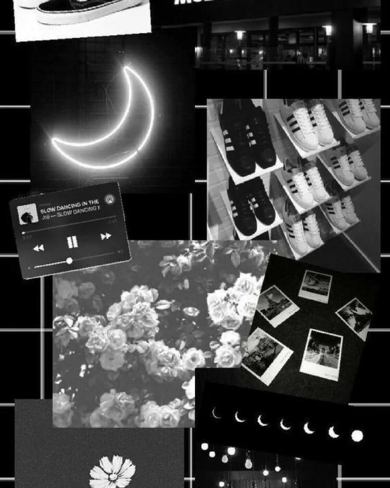 Черный коллаж