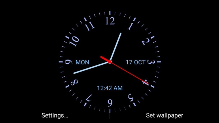 Виджеты часов на рабочий стол