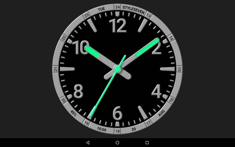 Заставка часы