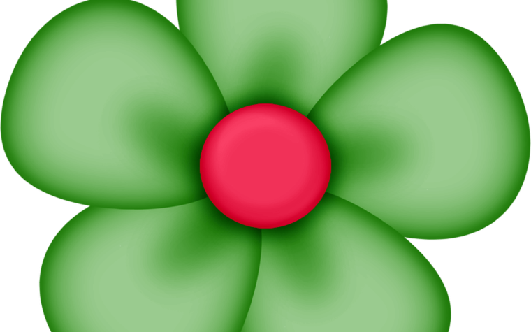 Цветы для вырезания цветные