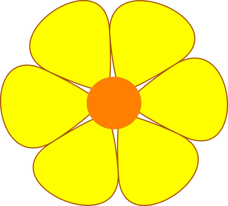 Цветы для вырезания цветные