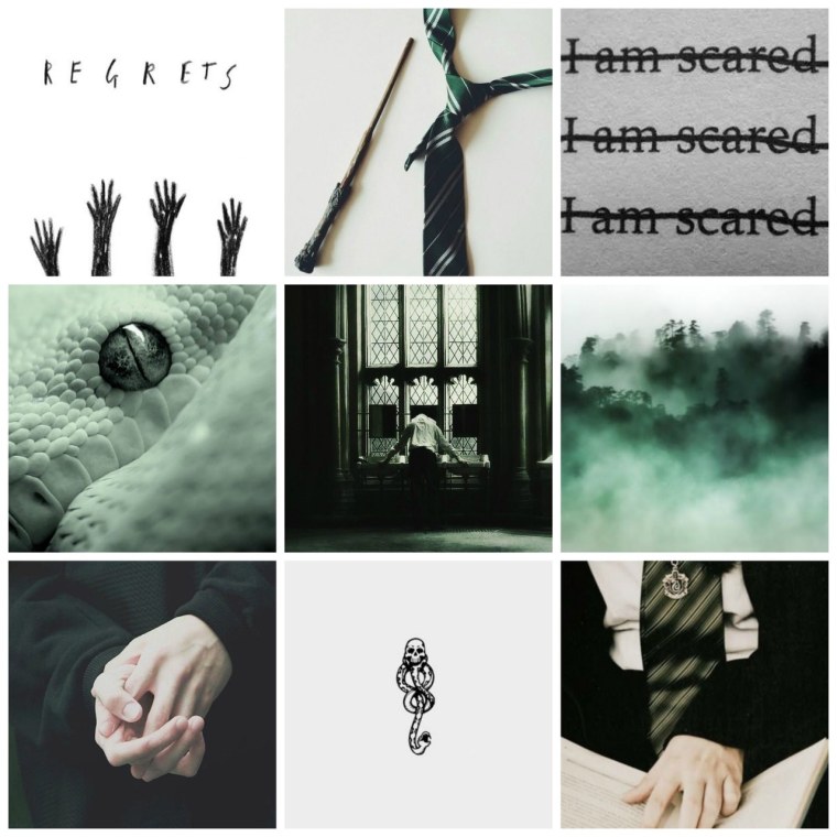 Эстетика Слизерина Драко Малфой