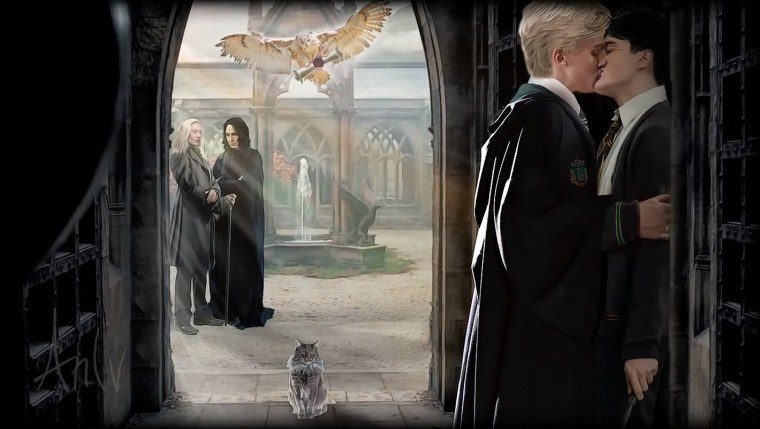 Драко Малфоя и Гарри Поттера