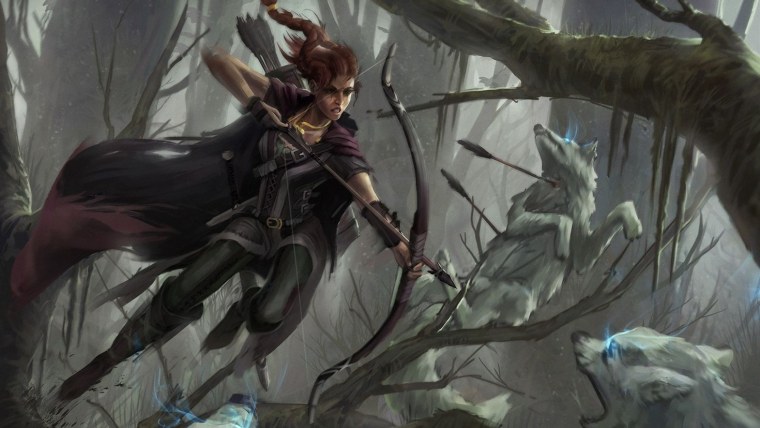 Девушка охотник фэнтези