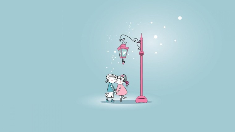 Мультяшная девушка с ребенком