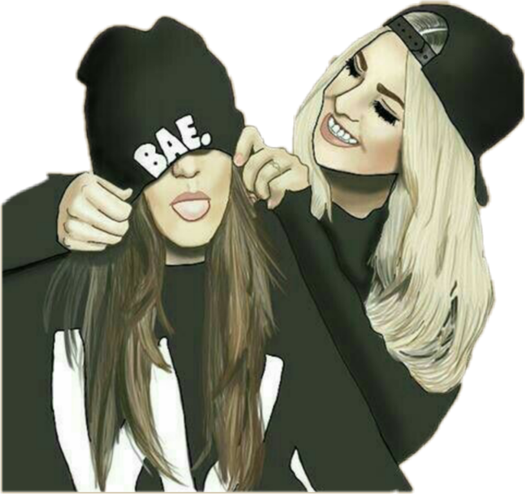 Подружки рисунок