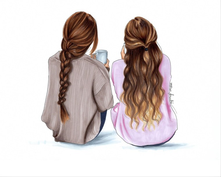 Три девушки арт