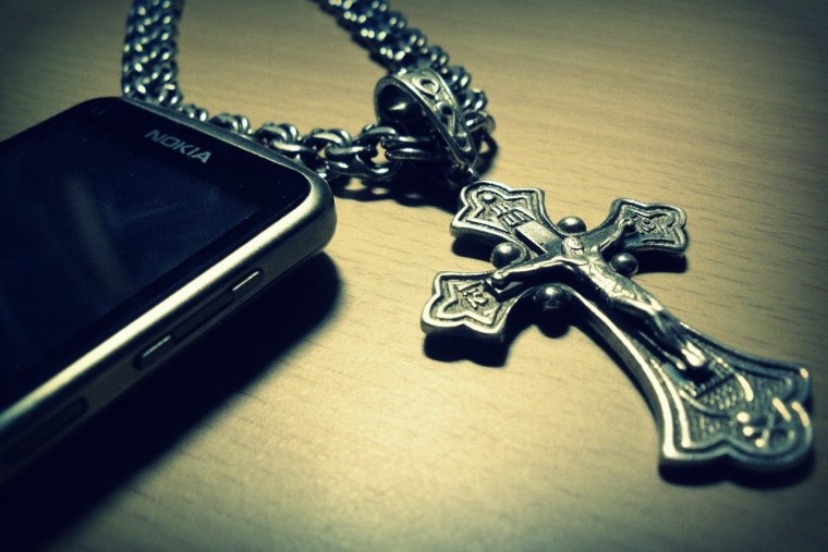 Православный крест на телефон