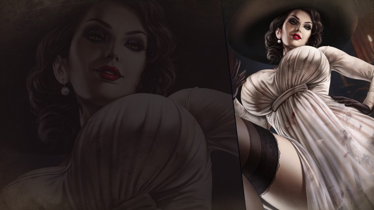 Леди Димитреску арт