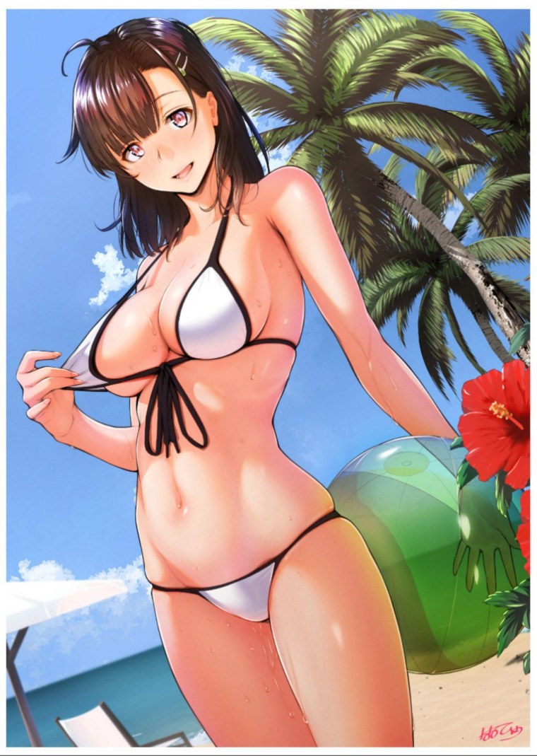 Красивые голые аниме девочки