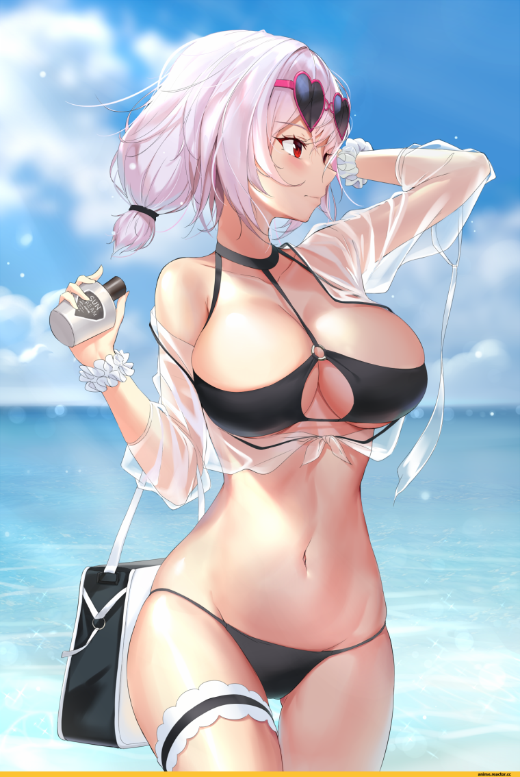 Аниме девушки в купальниках