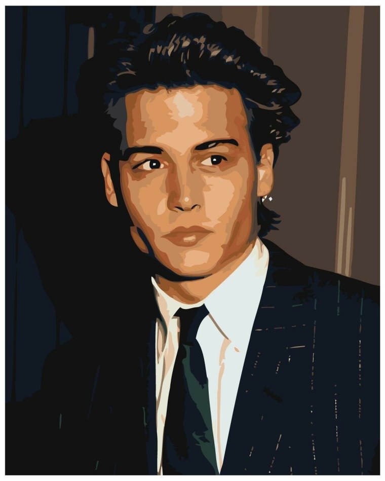 Джонни Депп в полный рост 1080