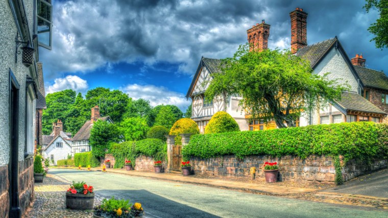 Фотообои европейская улочка