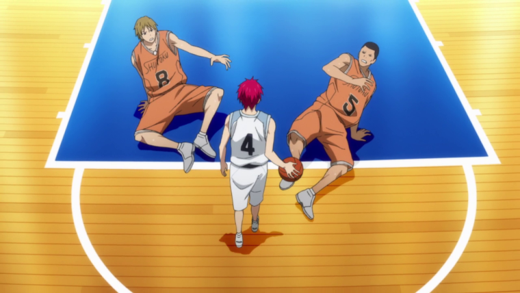 Баскетбол Куроко Шутоку против Ракузан