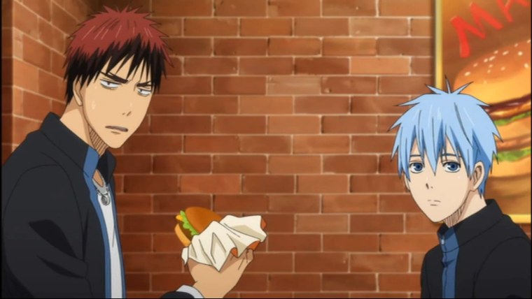 Аниме баскетбол Куроко Кагами gif