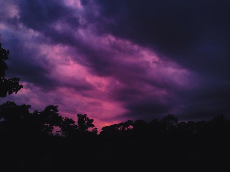 Чёрно фиолетовая Эстетика