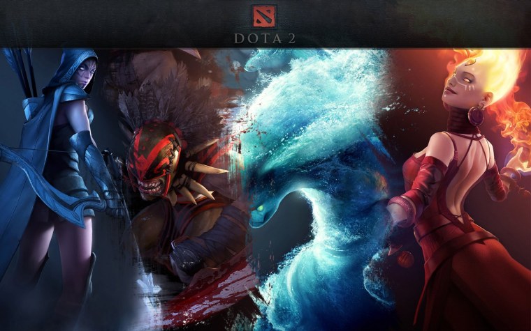 Дота загрузочный экран