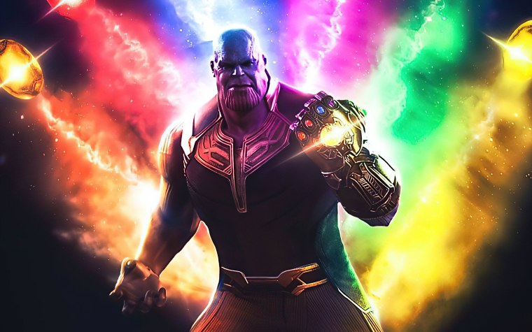 Танос игрушка Марвел