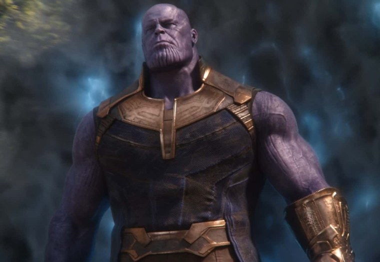 Танос Мстители война бесконечности