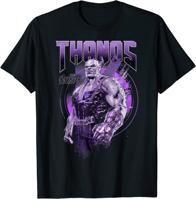 Танос Мстители война бесконечности