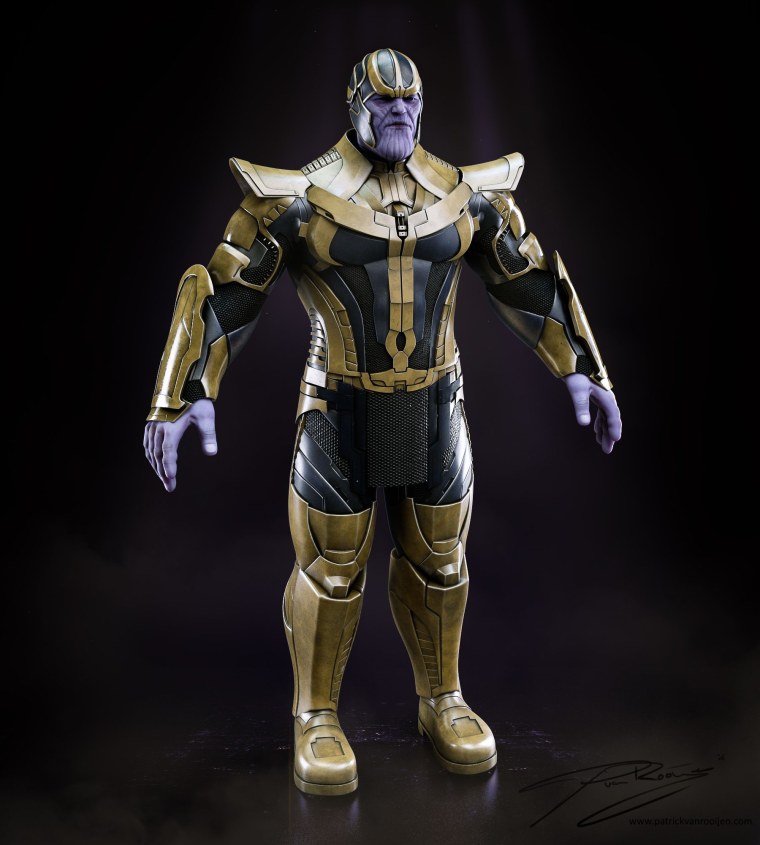 Танос в бране в полный рост