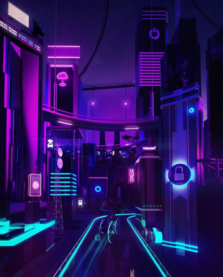 Retro Cyberpunk Эстетика