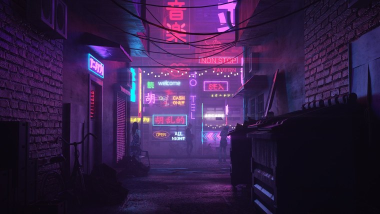 Киберпанк улица