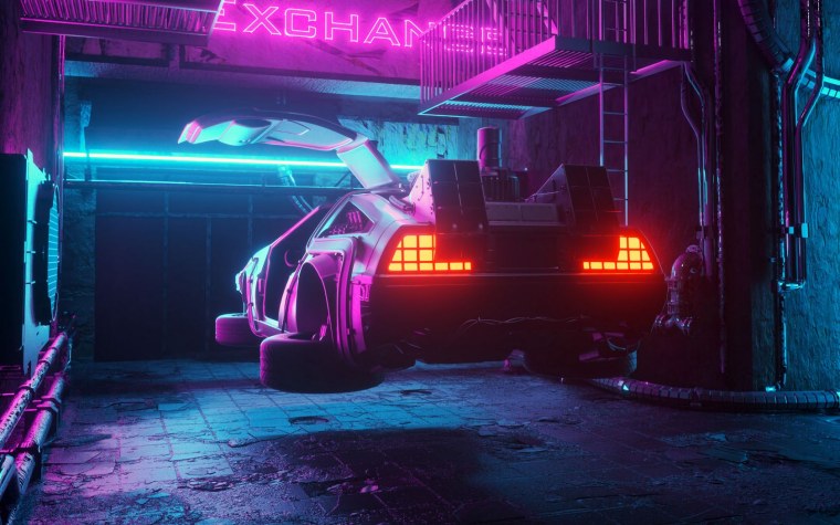 DELOREAN DMC 12 Cyberpunk