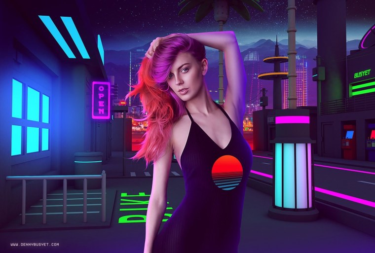 Синтвейв стиль