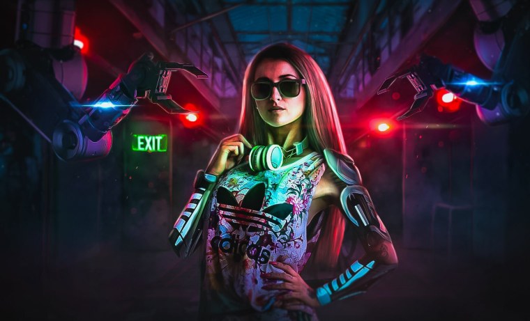 Cyberpunk стилистика