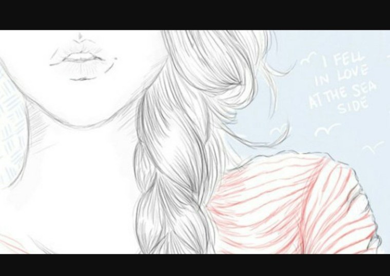 Рисунки для срисовки девушки в шапке