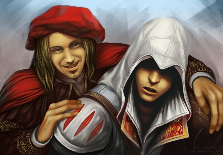 Assassins Creed 2 маска Эцио