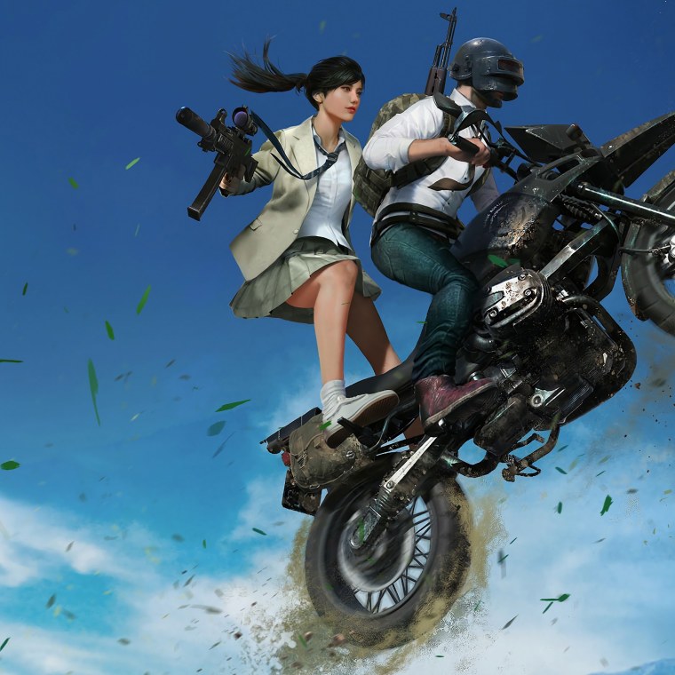 Парень с девушкой PUBG