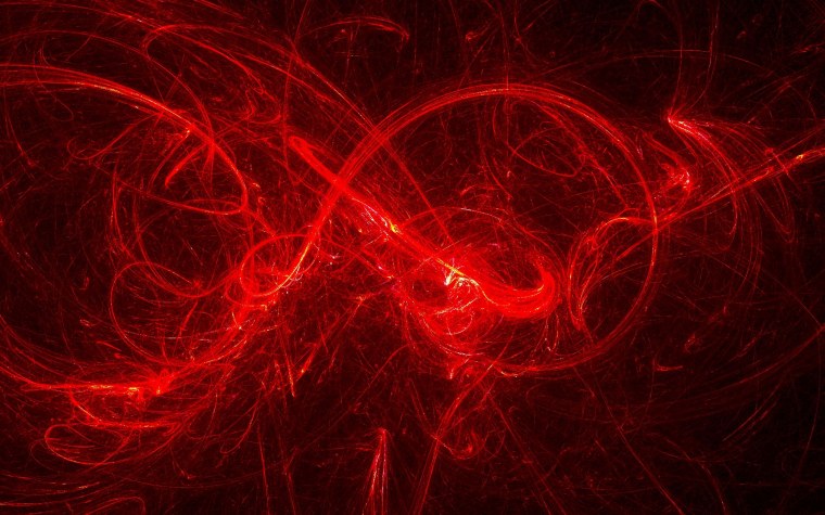 Красный неон