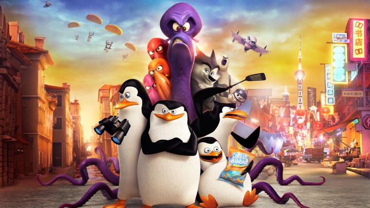 Penguins of Madagascar пингвины Мадагаскара 2014