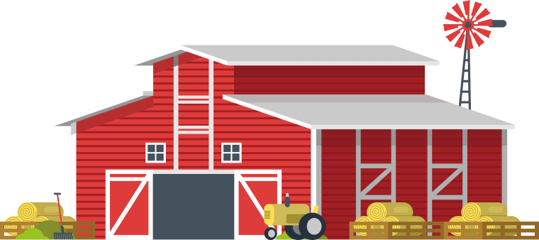 Амбар мультяшный