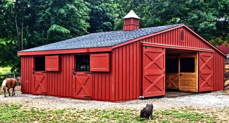 Конюшня Амбар поле