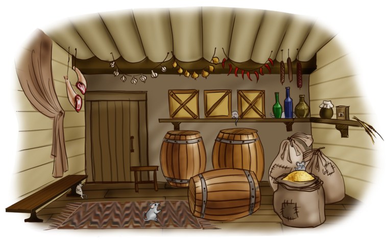 Подвал мультяшный