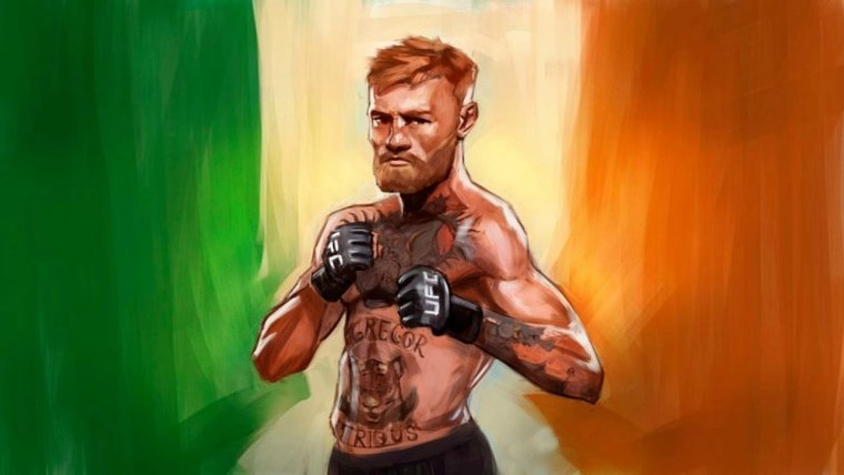 Конор на фоне UFC