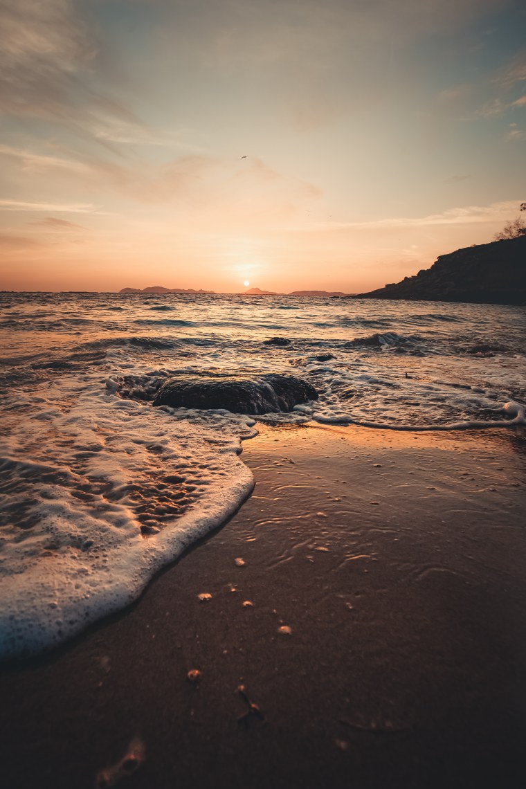 Закат на море